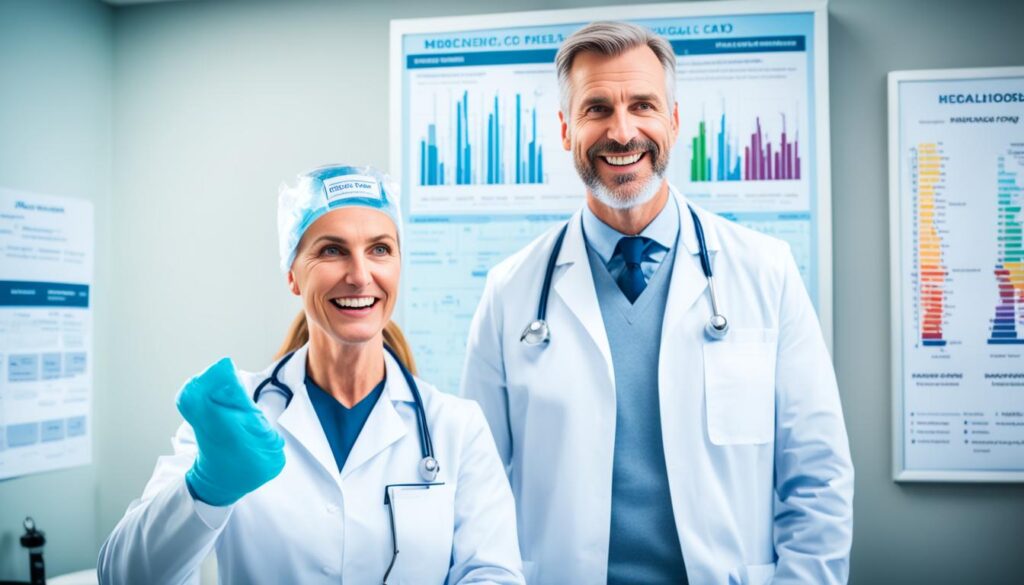 Dr. McAllister and Dr. Erlingsson endorsing Ice Beanie