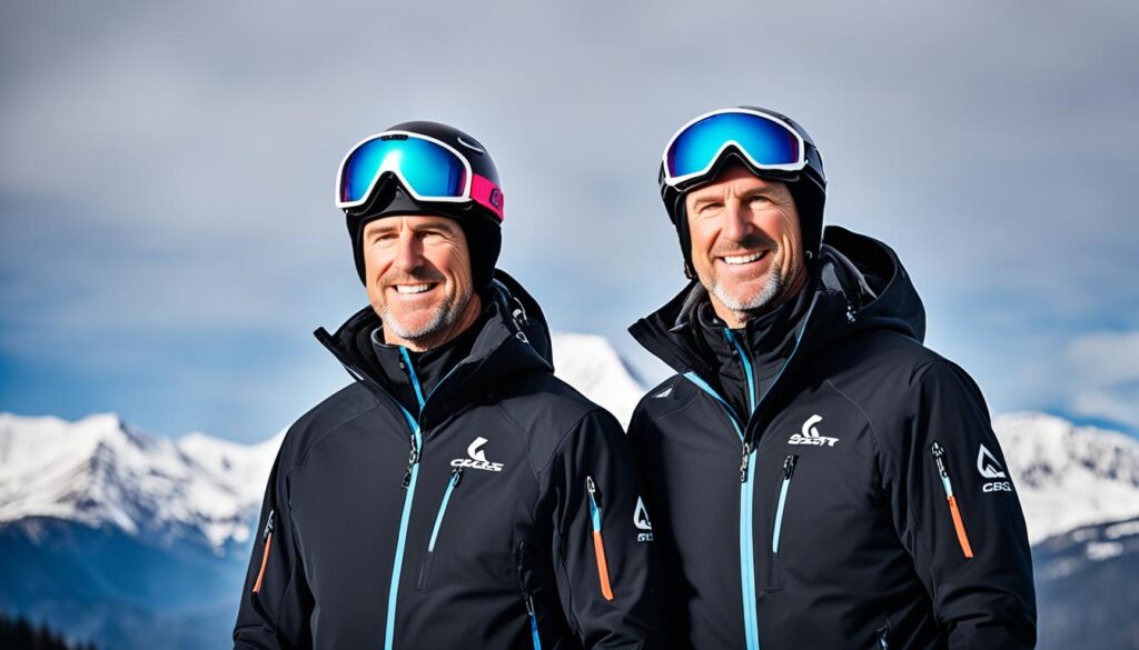 Scott Carr and Bill Pierce, Tngnt Ski Bikes Founders Scott Carr and Bill Pierce, Tngnt Ski Bikes Founders