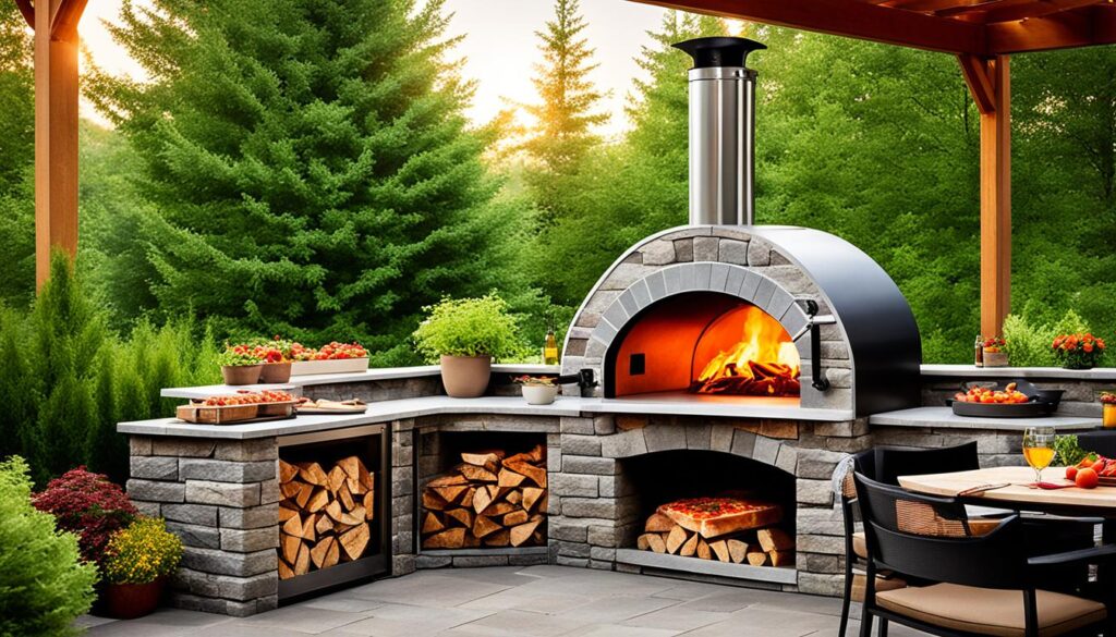 Bertello wood fire & gas outdoor pizza oven Bertello wood fire & gas outdoor pizza oven