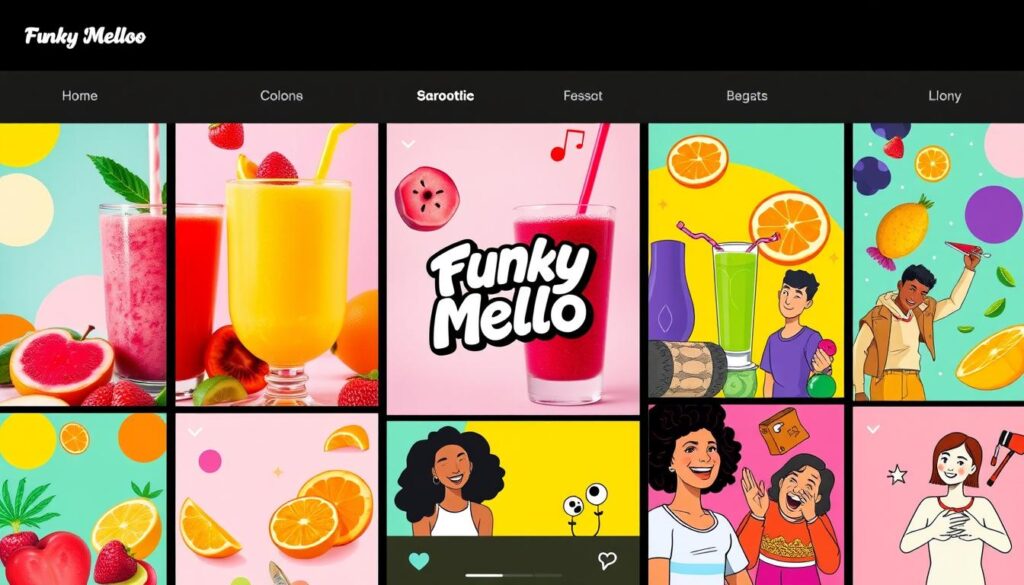 Funky Mello social media