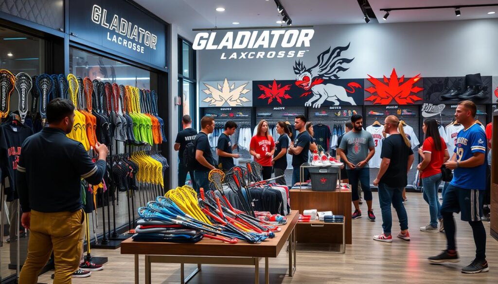 Gladiator Lacrosse retail partnerships