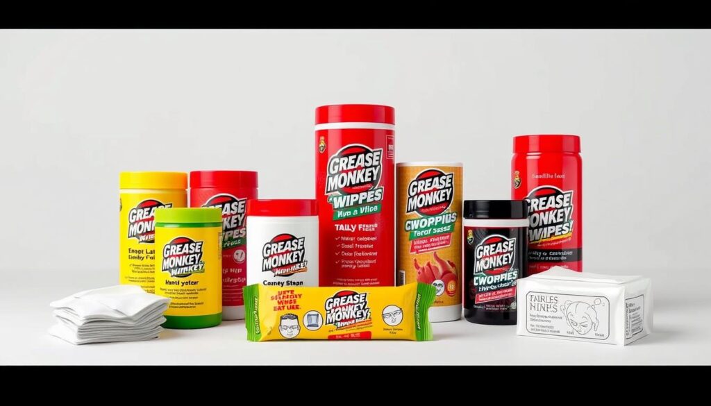 Grease Monkey Wipes packaging options Grease Monkey Wipes packaging options