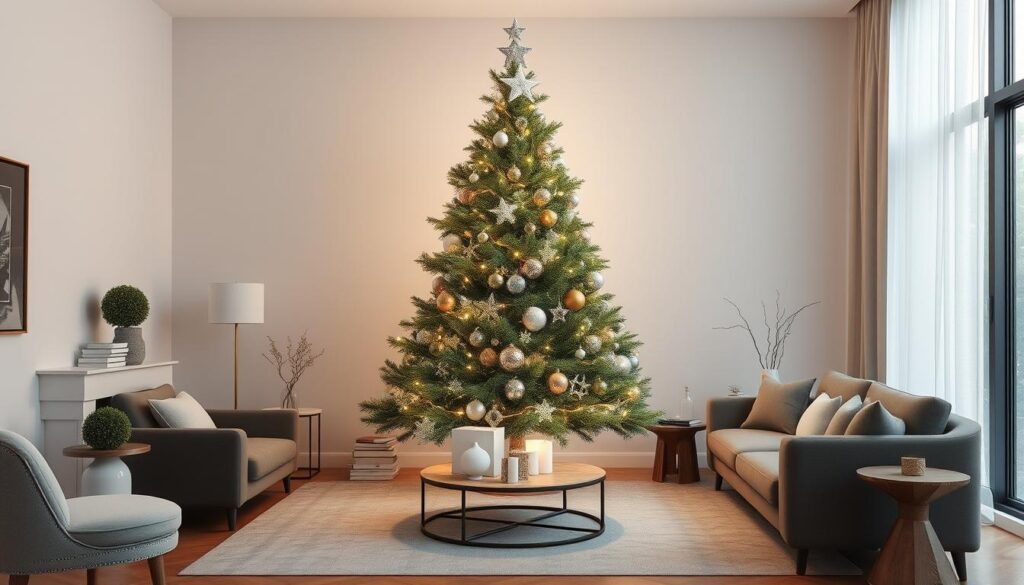 Modern Christmas Tree space-saving design
