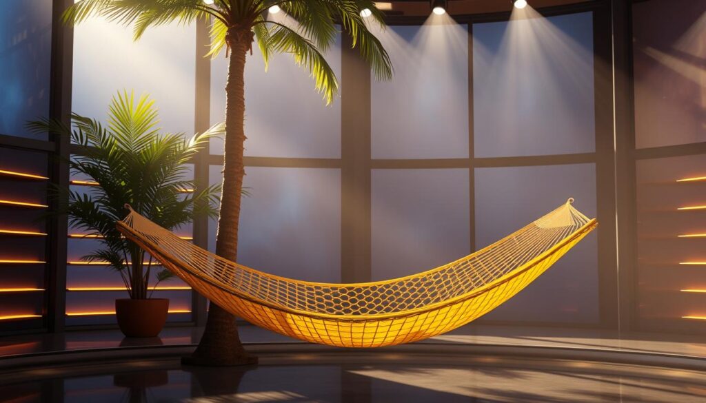 Yellow Leaf Hammock Shark Tank