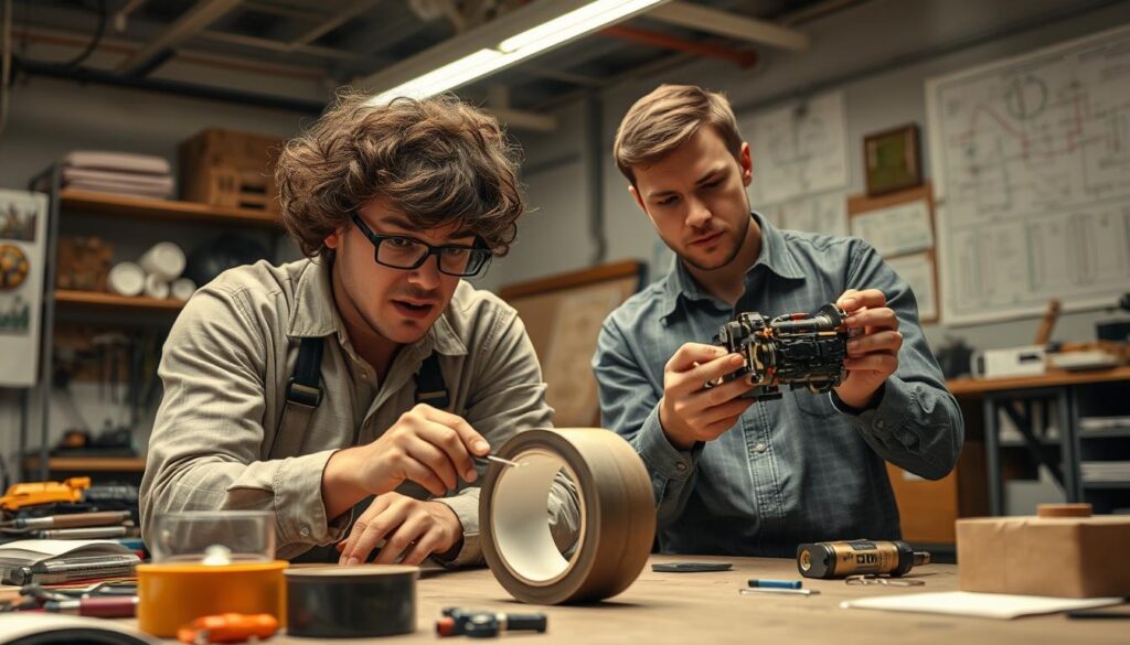 FiberFix inventors Spencer Quinn and Eric Child FiberFix inventors Spencer Quinn and Eric Child