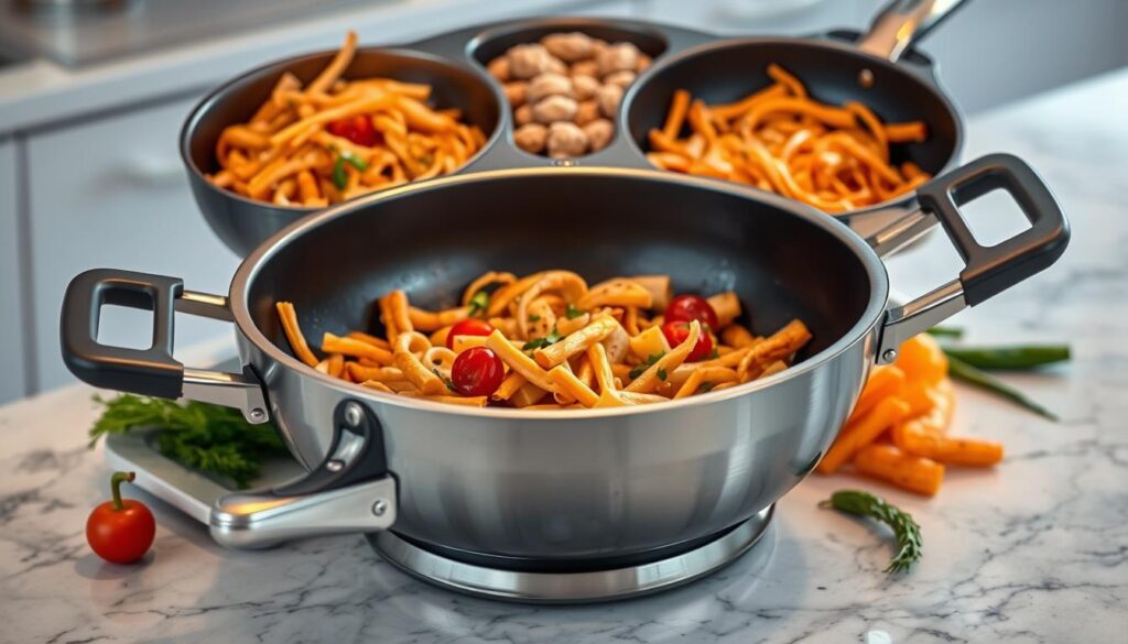 Handy Pan design features Handy Pan design features